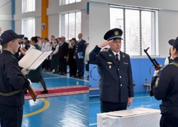 В Риддере открыли первый полицейский класс «Жас сақшы»