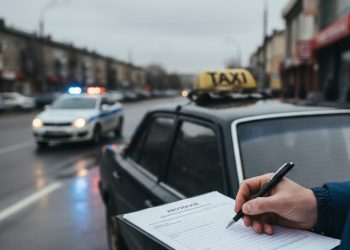 Рейд полиции: в ВКО водитель такси работал без регистрации и разрешений