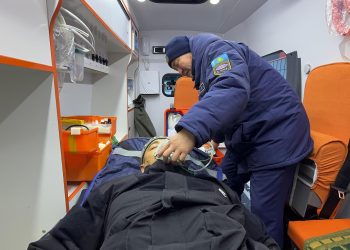 В торговом центре отработали действия при пожаре