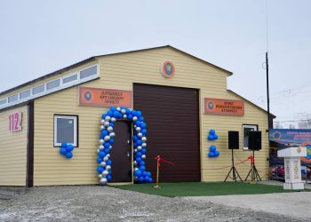 В районе Улкен Нарын открыт добровольный пожарный пост