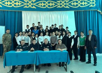 В Тарбагатайском районе обсудили вопросы закона и правопорядка с молодежью