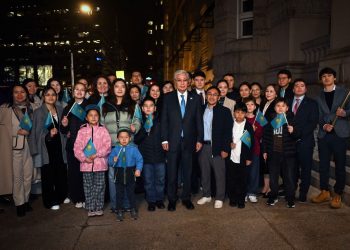 Глава государства встретился в Вашингтоне с соотечественниками