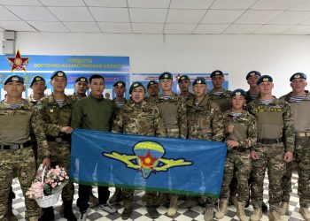 Год в десанте позади: в Усть-Каменогорске встретили демобилизованных солдат