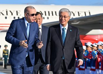 Касым-Жомарт Токаев встретил Реджепа Тайипа Эрдогана в Астане