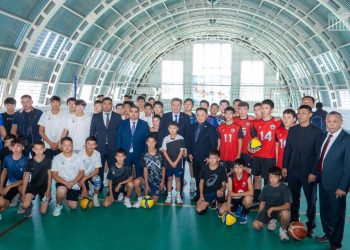 Новый спортивный модуль появился в селе Калжыр Маркакольского района