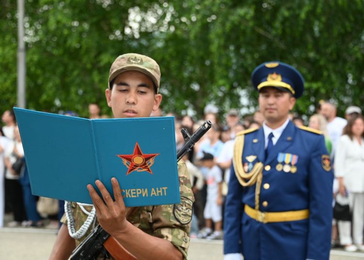 Жас жауынгерлер Отанға адал болуға ант берді – ШҚО