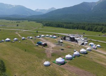 Катонқарағайда киіз үйлер қалашығы бой көтерді