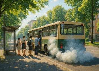 Өскемендегі автобустар экологиялық талапқа сай келе ме?