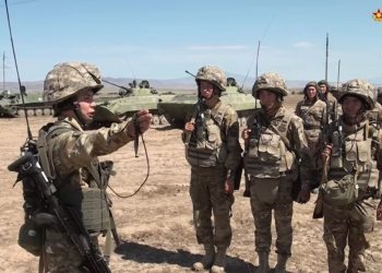 Сарыөзекте жауынгерлердің даярлығы пысықталып, шеберлігі шыңдалды