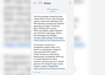 Интернет-алаяқтықпен күрес: 8 миллионға жуық адамға SMS-хабарламалар жолданды