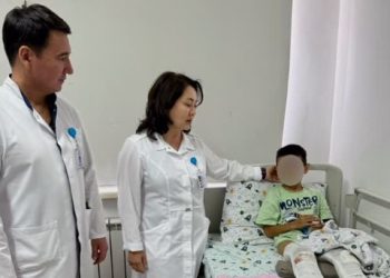 Бестеректегі жол апаты: екі бала ауруханадан шығарылды