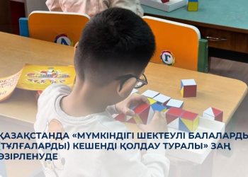 Қазақстанда мүмкіндігі шектеулі балаларды қолдау туралы Заң әзірленіп жатыр