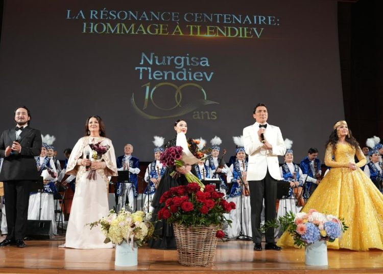 Парижде Нұрғиса Тілендиевтің 100 жылдық мерейтойы аталып өтті