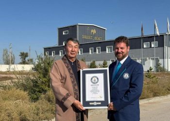 Алматы облысының мың түйелік керуені Гиннес рекордтар кітабына енді