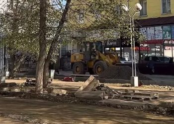 Назарбаев даңғылы абаттандырылып жатыр – Өскемен