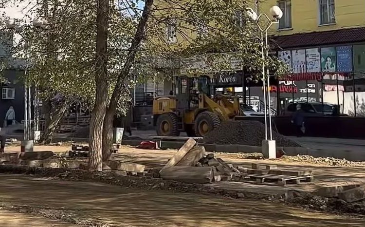 Назарбаев даңғылы абаттандырылып жатыр – Өскемен