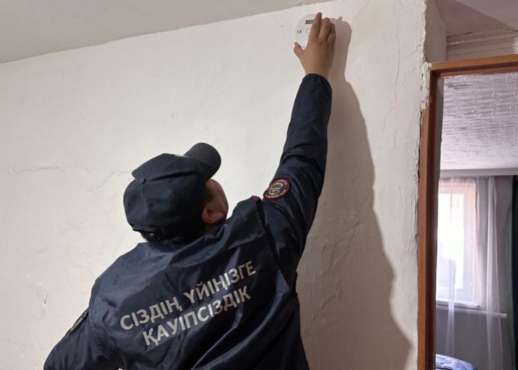 Өрт қауіпсіздігі: ШҚО-да тағы 300-ден астам датчик орнатылды