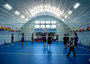 Жанұзақ ауылында жаңа спорт кешені ашылды