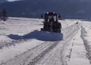 Марқакөлде қар күреу жұмысы қарқынды