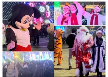 Өскемендіктер Жаңа жылды бірнеше ауданда қатар тойлады