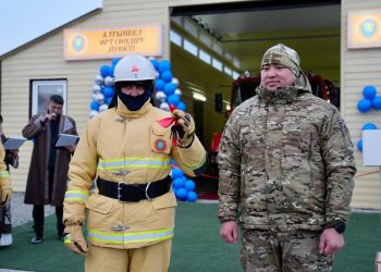 Үлкен Нарын ауданында ерікті өрт сөндіру бекеті ашылды — ШҚО