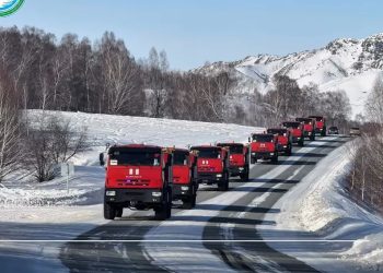Катонқарағай ұлттық паркіне жаңа өрт сөндіру техникалары берілді