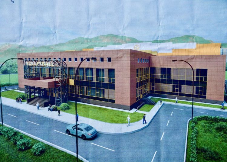 Өскеменде волейбол орталығының құрылысы басталды