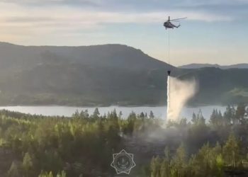 Таудағы арпалыс: Аюда шатқалында тұтанған орман өрті оқшауланды