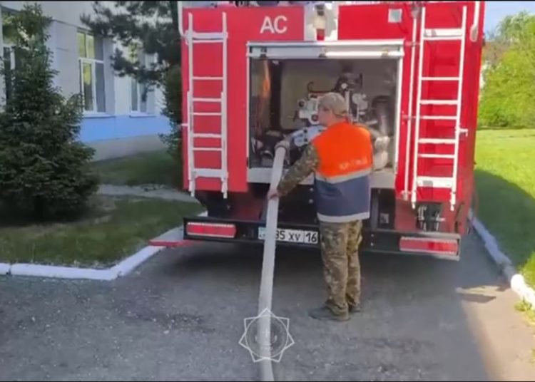 Өскемендегі мектептердің бірінде өрт шықты