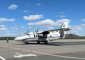 ШҚО-да L-410 көпмақсатты ұшағы пайдалануға берілді