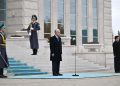 Президент Мемлекеттік ту көтеру рәсіміне қатысты