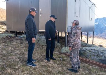 Мұзтау етегіне шекара бекетінің модулі орнатылды